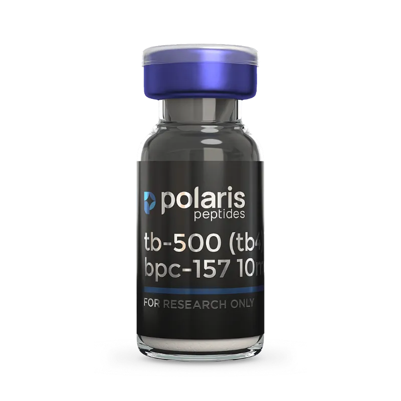 BPC-157 TB-500 Blend research peptide vial by Polaris Peptides