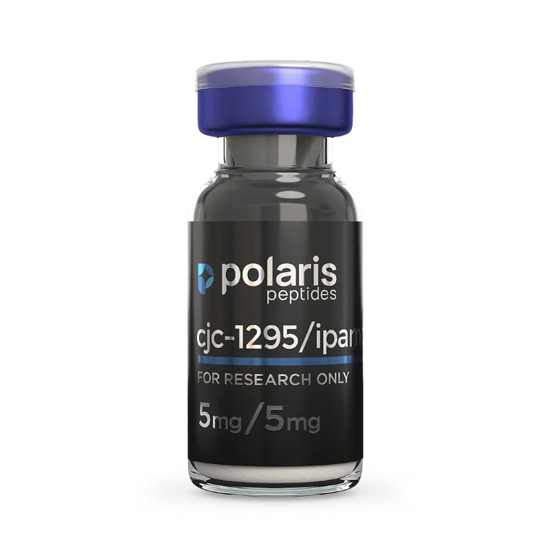 CJC-1295 Ipamorelin Blend research peptide vial by Polaris Peptides