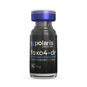 FOXO4-DRI 10mg research peptide vial by Polaris Peptides