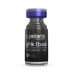 GHK Basic 50mg research peptide vial by Polaris Peptides