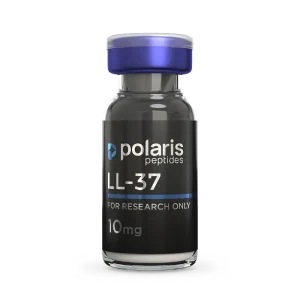 LL-37 10mg research peptide vial by Polaris Peptides
