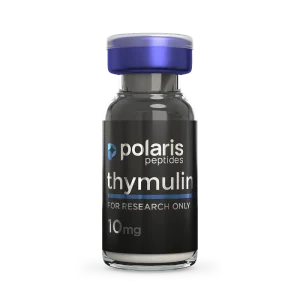 Thymulin 10mg research peptide vial by Polaris Peptides